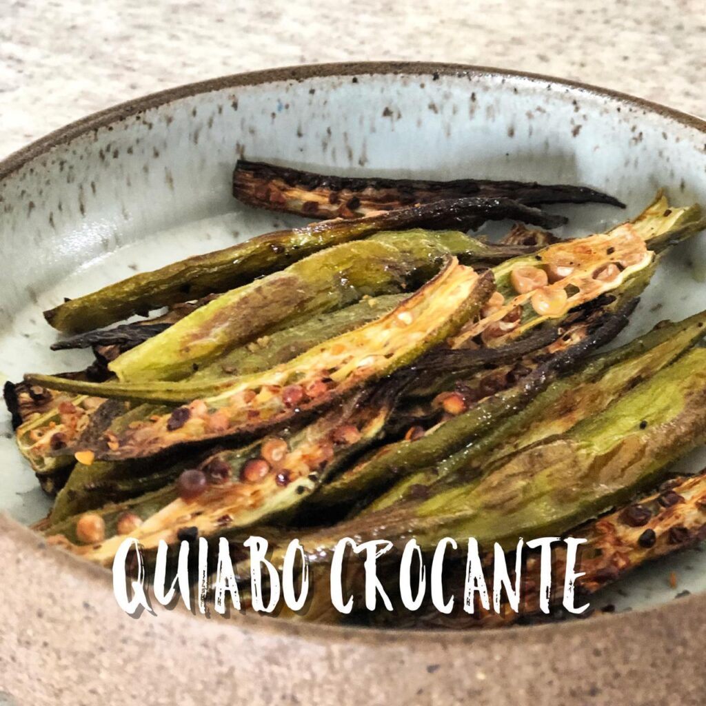 Quiabo Assado Crocante